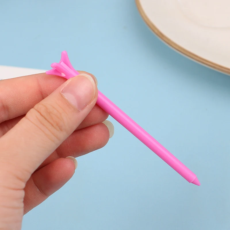 

[S]100Pcs Mixed Color Golf Tees 5 Prong 83mm Less Resistance Golf Tees Training Ball Holder Outdoor Sports Accessories