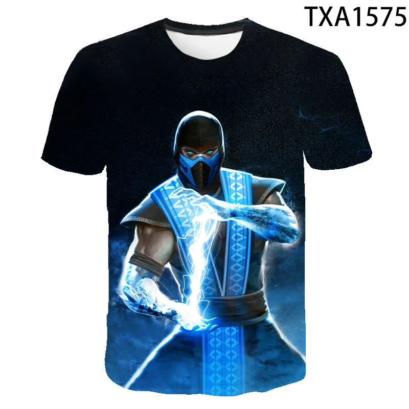 New Monie Mortal Kombat Men Women Children 3D Printed T-shirts Casual Boy Girl Kids Summer Fashion Streetwear Cool Tops Tee