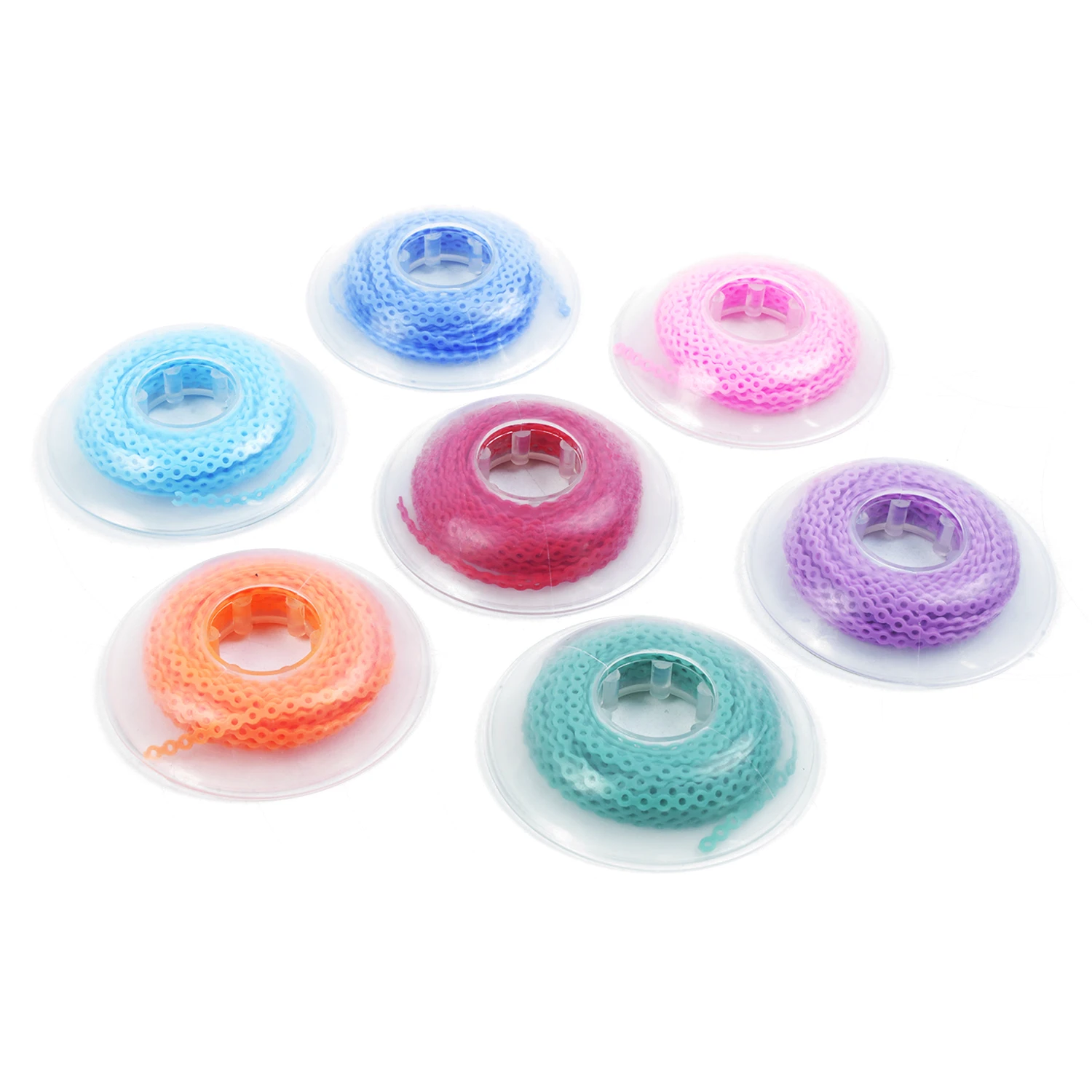 4.57m/Roll JOLANT Dental Orthodontic Elastic Ultra Power Chain Rubber Band Short Type 15 Feet