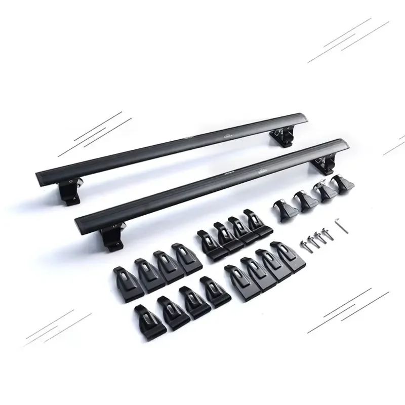 Universal Heavy Duty Roof Rack Carrier with Lock for SUV Pickup Truck Tent Luggage Storage Secure Metal Crossbar System