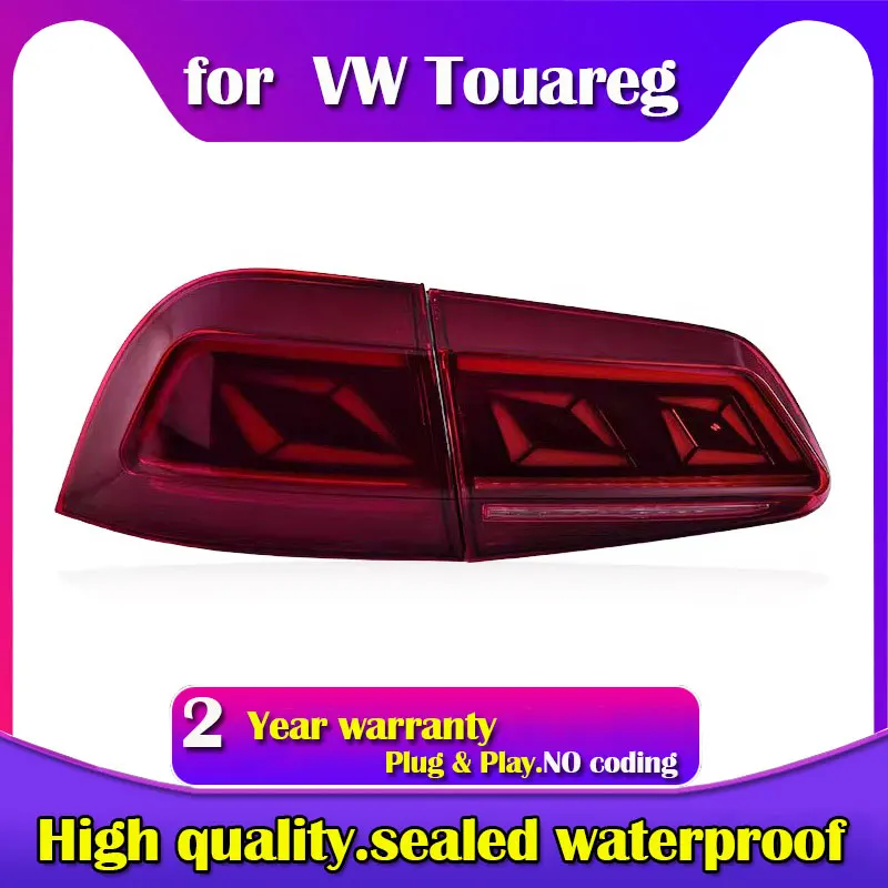 Tail Lamp for VW Touareg LED Tail Light 2011 2012 2013 2014 2015-2018 Touareg Rear Fog Brake Turn Signal Automotive Accessories