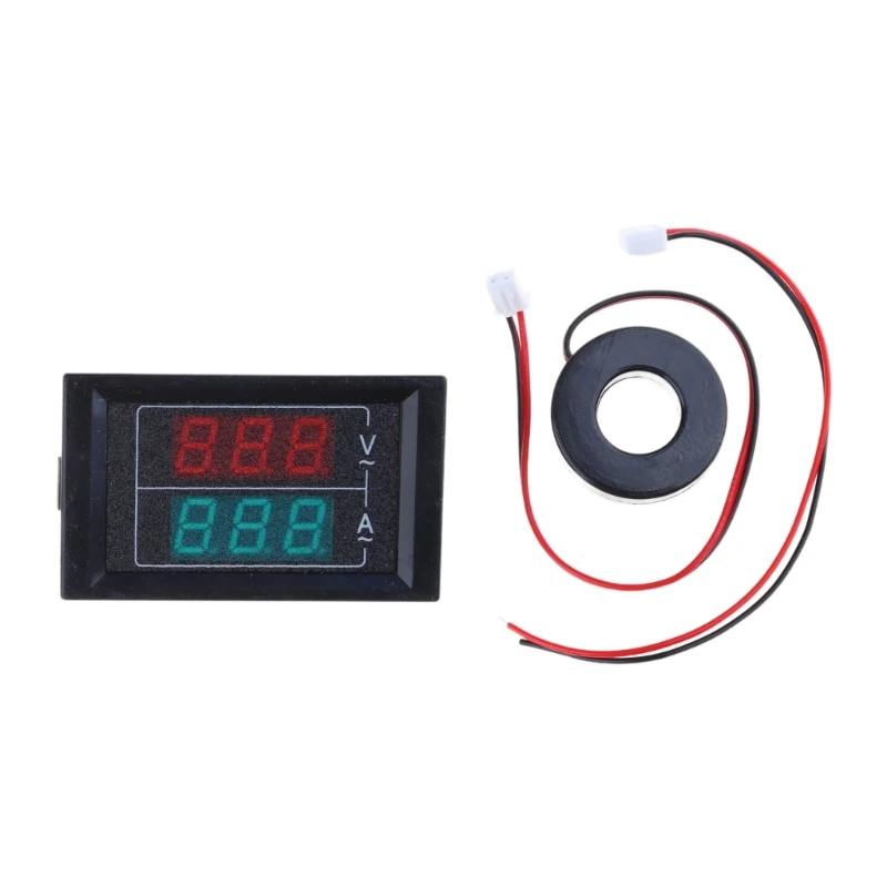 500V Voltmeter 100A Ammeter Panel Mount Volts Amp MeterDigital LED Red Green- Dropship