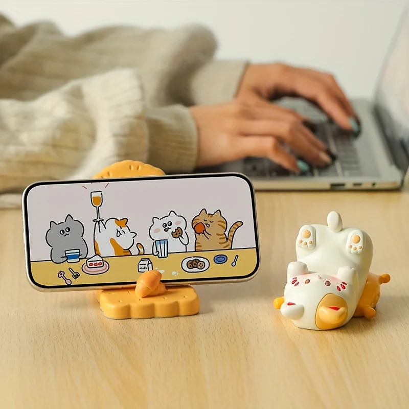 حامل هاتف ساحر من الراتنج على  - مراجعة Desk Setup Cute وسعره