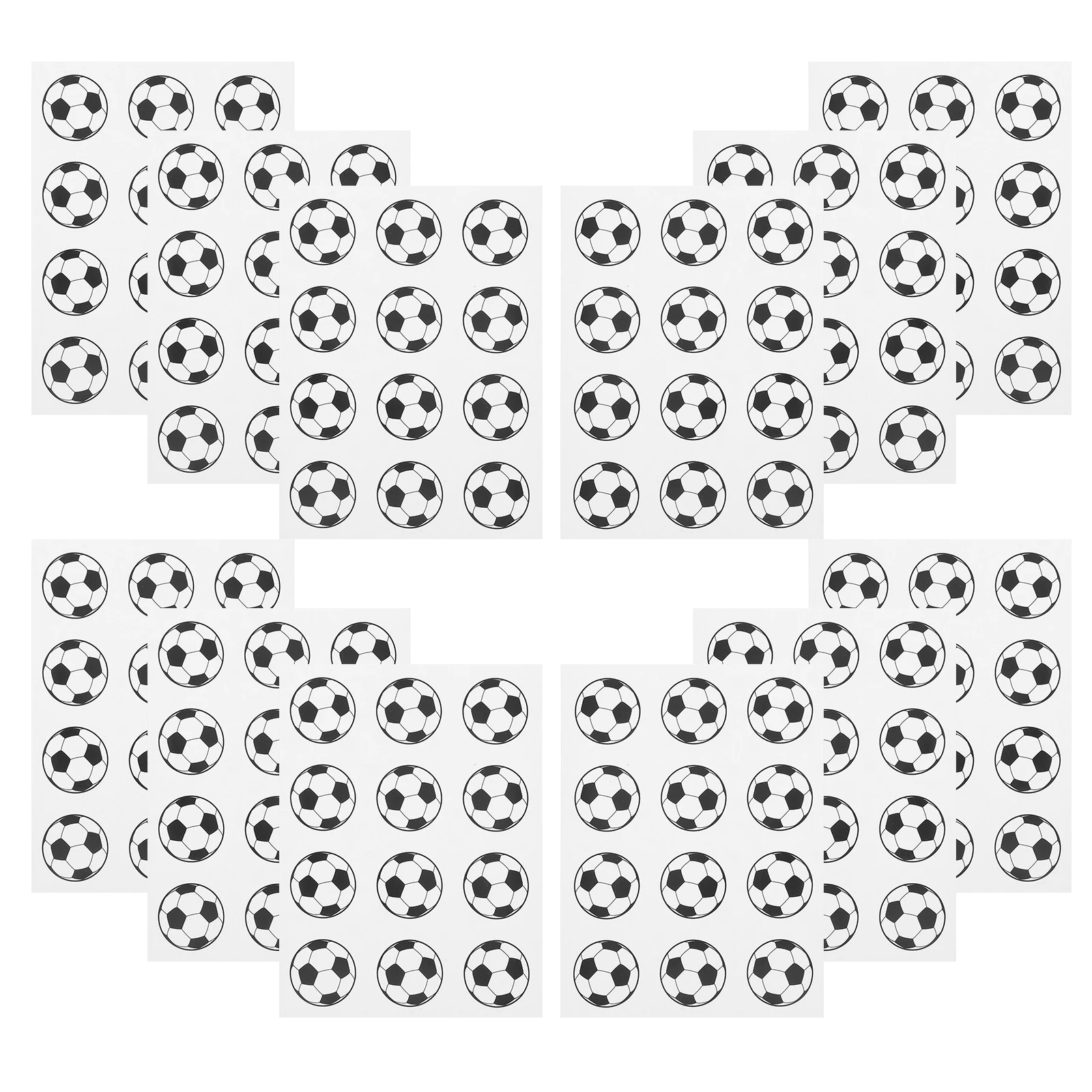 

120pcs Football Sports Ball Theme Scrapbooking Party Decoration Self-Adhesive Decals For Walls Windows Glass Soccer Stickers