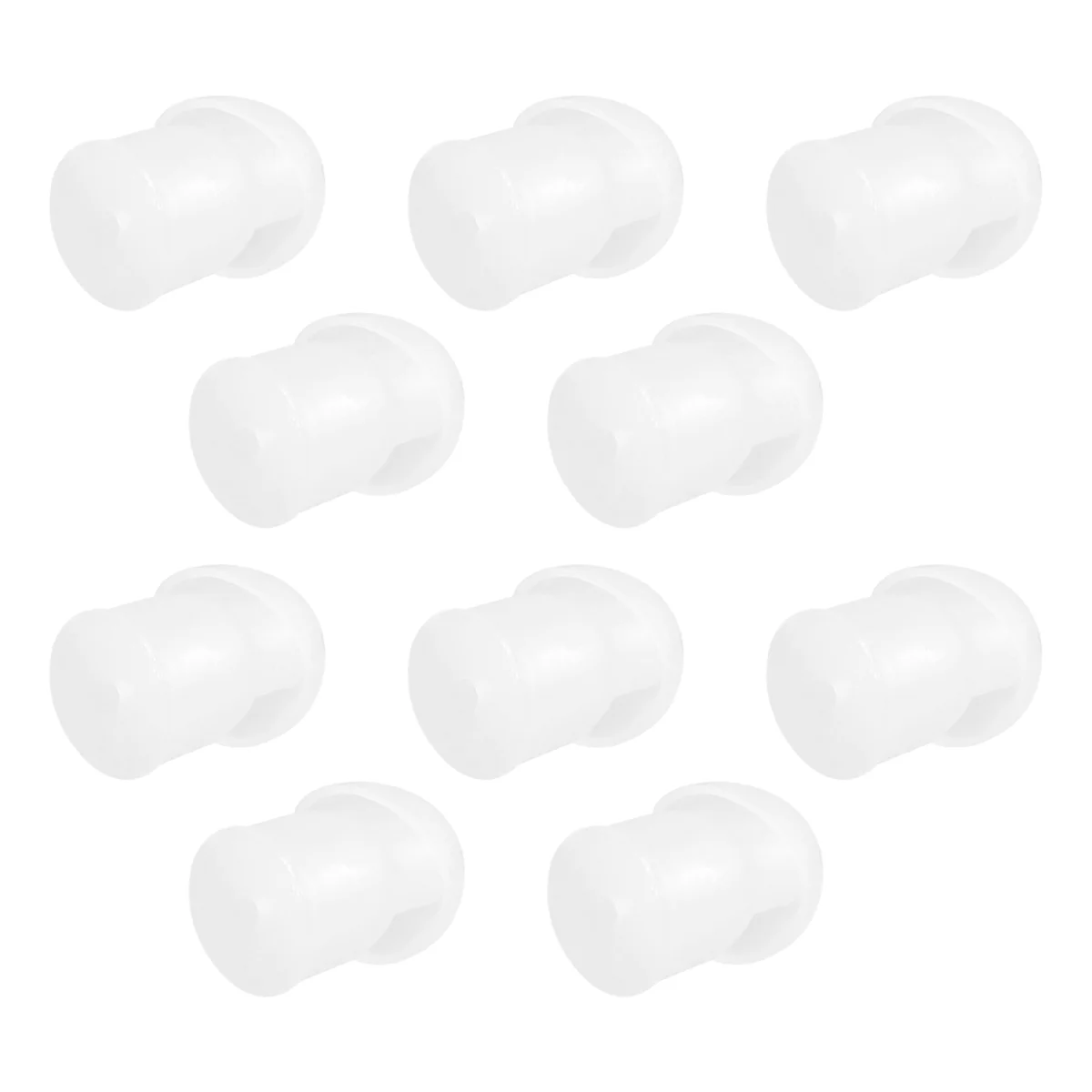 Replacement Mushroom Earbud Ear Tips for Motorola Kenwood Two Way Radio Coil Tube Audio Kits /Transparent Acoustic Tube