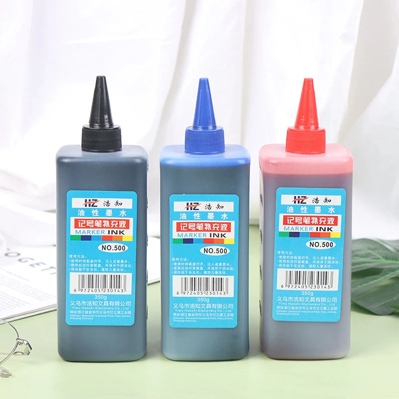 500ml permanent dry graffiti oil marking pen for marking pen to add ink, smooth and easy to use stationery