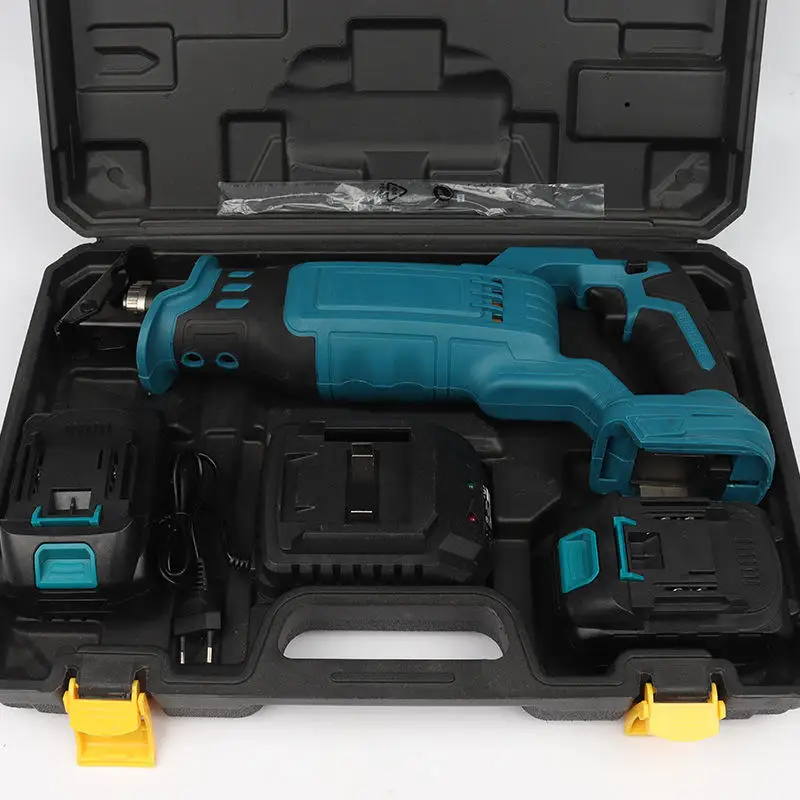 High Power Brushless Cordless Reciprocating Saw Li‑ion Portable Multi‑Purpose Cutting Tool For Outdoor Work