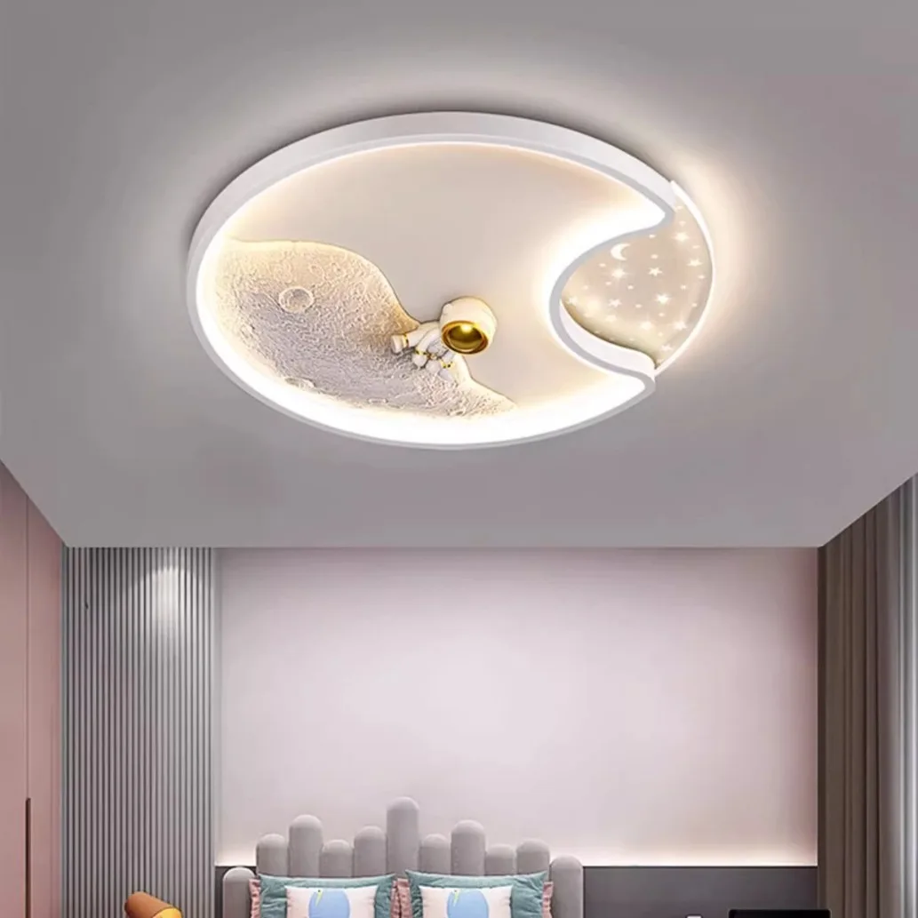 

Luminaire Modern Astronaut Led Ceiling Lamp Children kids Boy Bedroom Light Surface Mounted led ceiling light