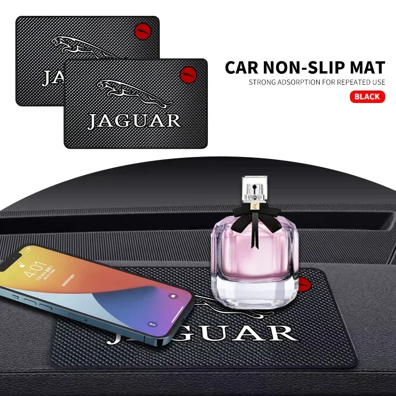 

Противоскользящий коврик для приборной панели автомобиля, держатель для телефона, силиконовый нескользящий коврик для Jaguar X-TYPE F-TYPE S-TYPE XE XF XJ XK XJR XFR XJS XJL