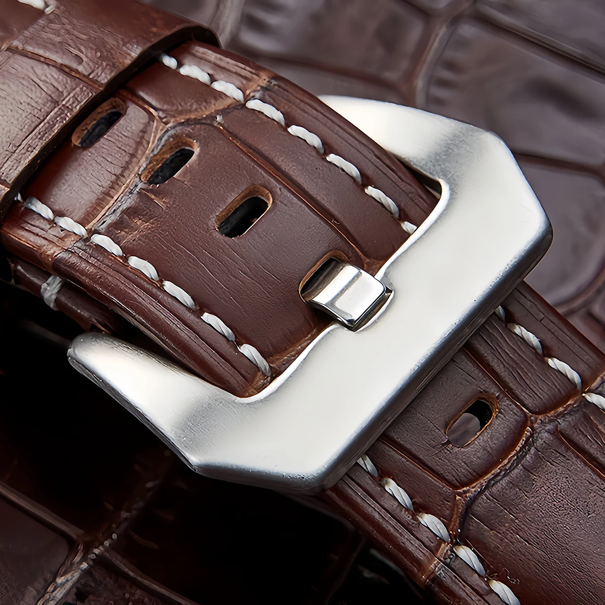 Edelstahl-Uhrenverschluss Uhrenarmbänder Druckknopfverschluss für Uhrenarmband-Ersatzverschluss 16/18/20/22/24/26mm Uhrenzubehör – Detail 4
