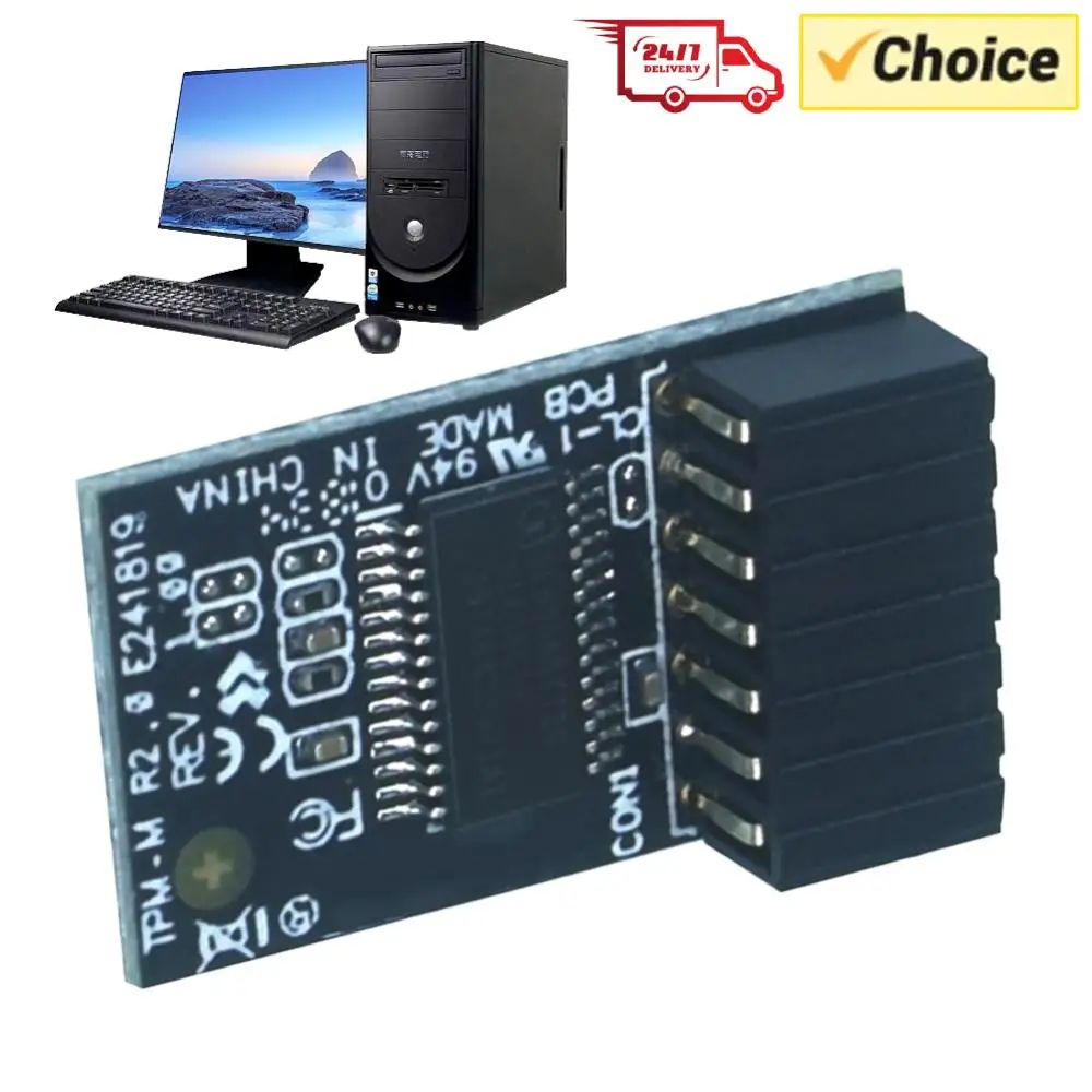 

TPM-M R2.0 For Asus Compatible Hardware Security Chip Module Extension Board 14-1 Pin Trusted Platform Module For Motherboard