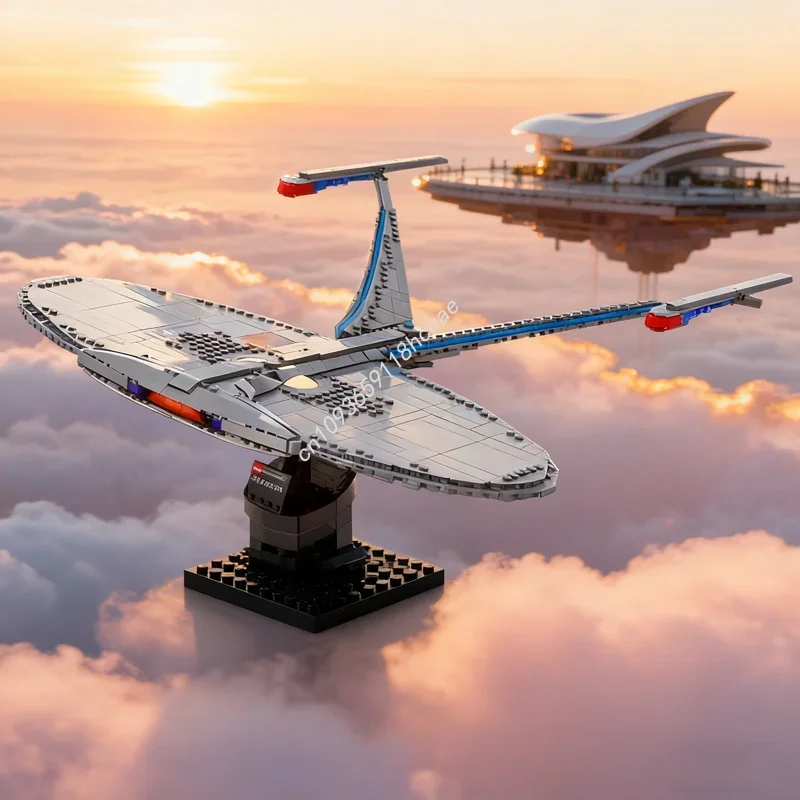 

811 шт. MOC USS Enterprise NCC J, масштабная модель миди, строительные рождественские подарки, блоки, строительная сборная идея, образовательная игрушка для детей