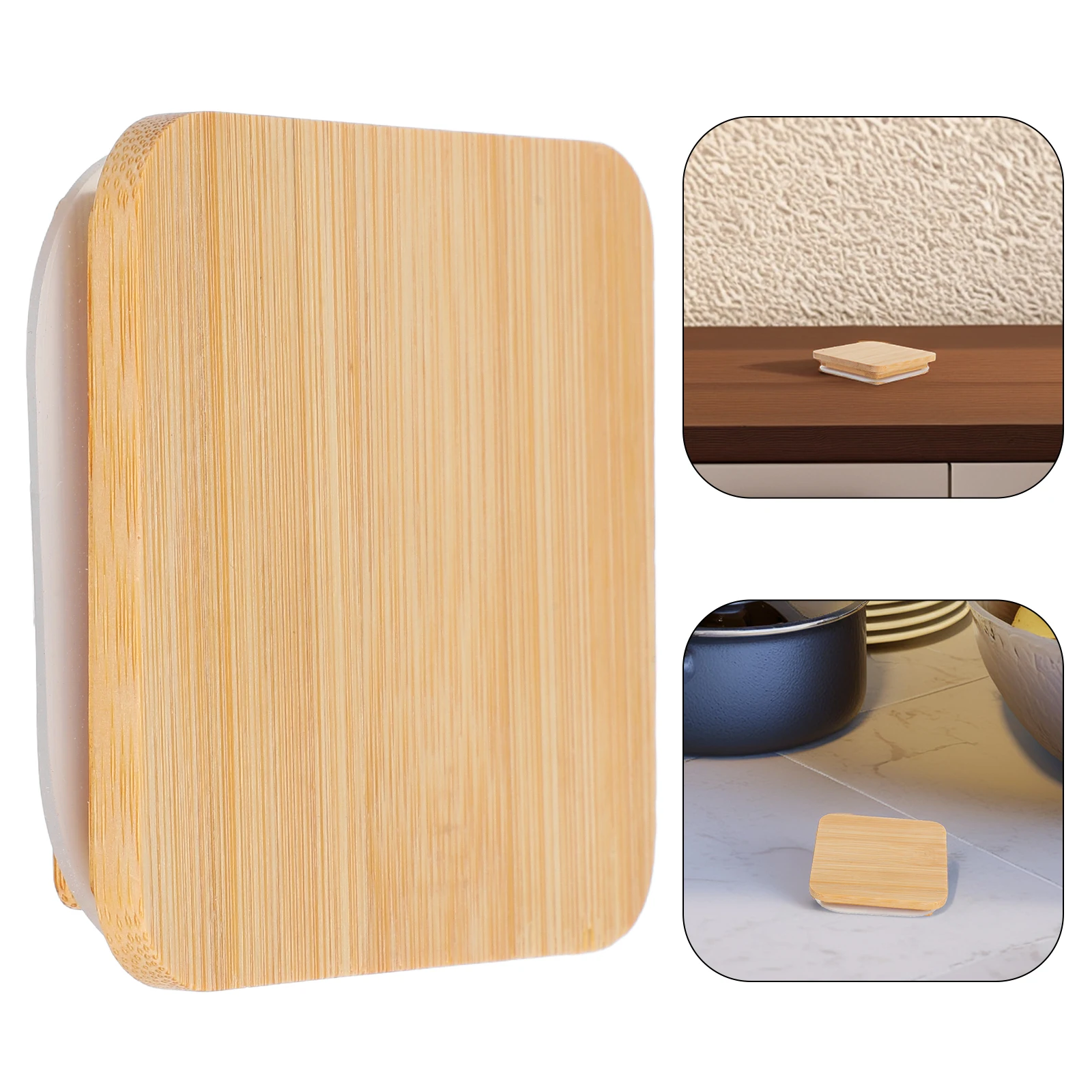 

Герметичная банка, бамбуковая крышка, квадратные крышки для стаканчиков, кружка, герметичная крышка, уплотнительное кольцо, универсальная посадка, отличное уплотнение, широкая