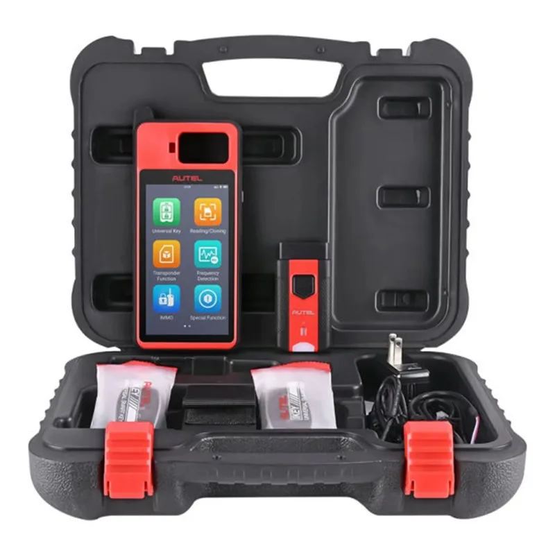 KM100 KM100E with V200 Adapter Immobilizer Tool Key Fob Programmer for Cars Chip Read Write Clone Lifetime Update