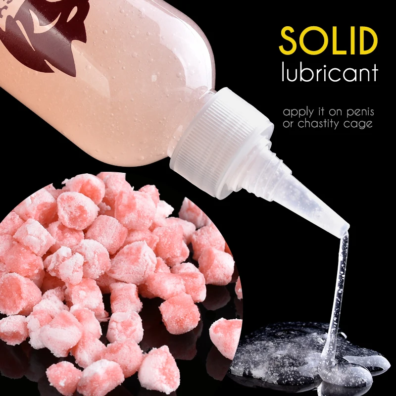 FRRK Solid Lubricant DIY Sex Lube Water Based Apply to Metal Chastity Cage Home Made Penis Massage Sexual Products