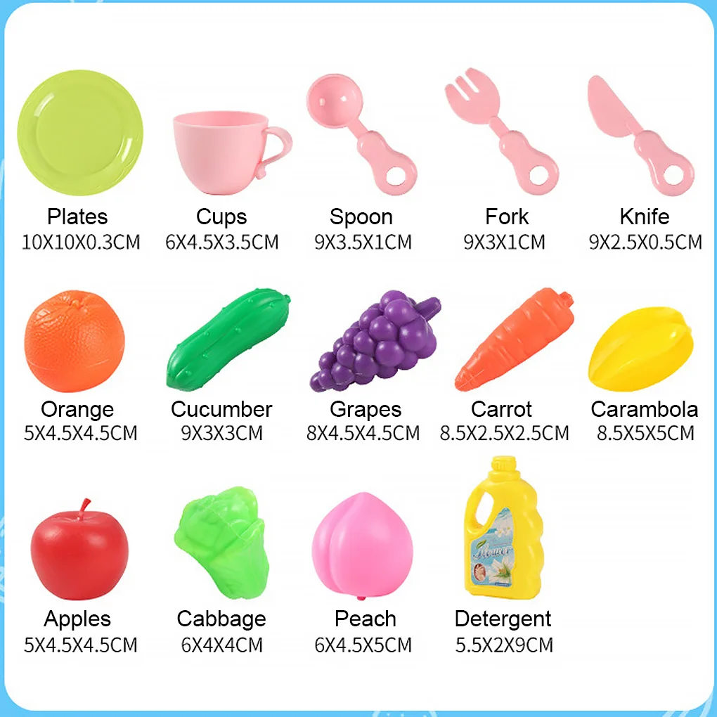 Gootsteenspeelgoed Elektrisch educatief peuters Fantasiespel Verantwoordelijkheidsspeelgoed