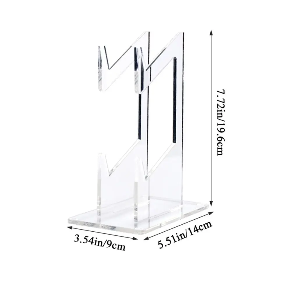 Acrylic 2-Layer Controller Holder Transparent Stable Game Handle Display Stand Universal Dual Game Controller Holder