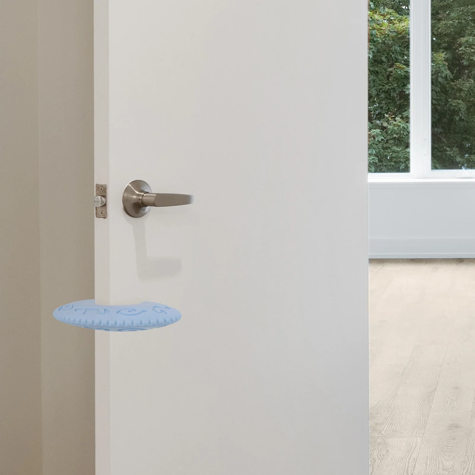 

Anti-Pinch Hand Card Stopper Rubber Heavy Duty No Scratch Strong Grip Switchable Door Handle Floor Protector Pet