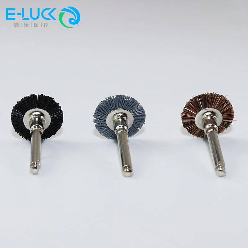 10pcs Dental Polishing Wheel Wool Cotton Brushes Polishing Brush Felt For Low Speed Handpiece Dentist Tools