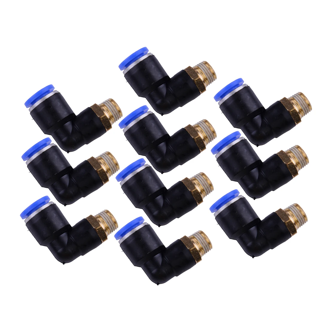 

20Pcs Elbow Tire Tyre Changer Air Valve Connector Fitting Adapter 90 Degree