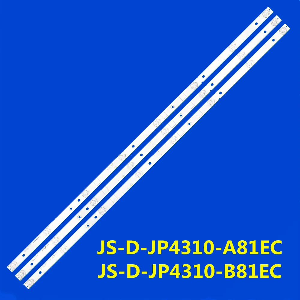 LED TV Strip for T43 43X600 43EK7 43DU1000 43DU3000 43FH960 MAX-JP43T2 CTV430TSC CTV431TSC UA43EK1100US JS-D-JP4310-A81EC B81EC