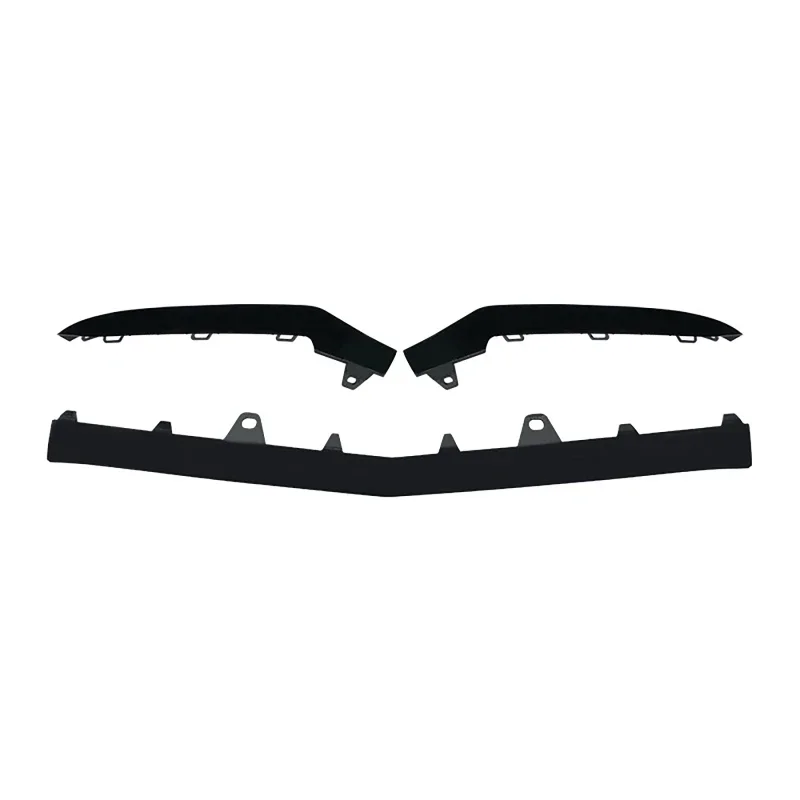 3pcs/set Car Front Bumper Lip Spoiler Splitters for Mercedes Benz W212 E200 E250 E300 E350 2014-2016 (Sport Models)