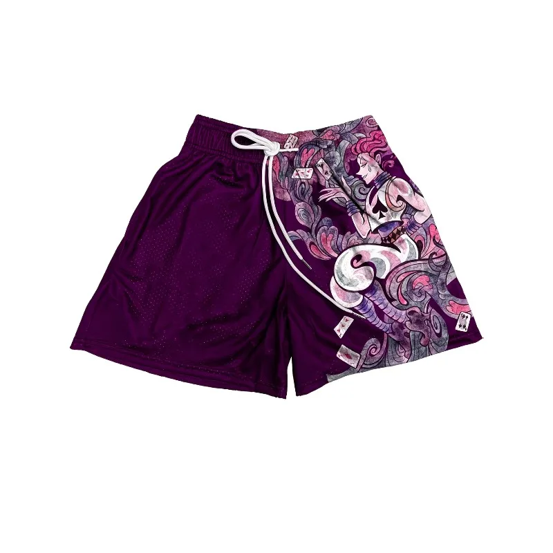 

Мужские свободные шорты с принтом, американские баскетбольные шорты, подходящие для бега, фитнеса и занятий в спортзале, шорты на шнурке