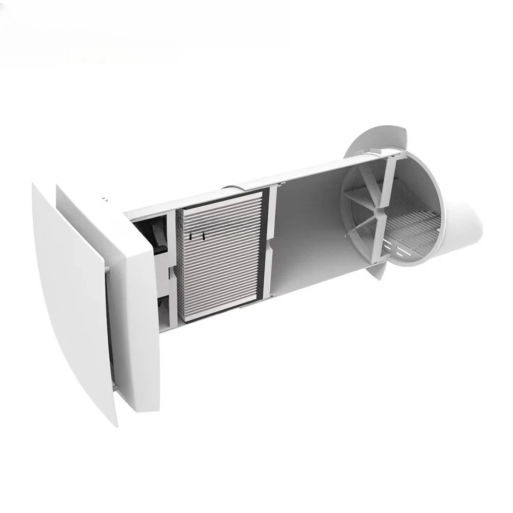 Reversible EC Fan HRV Heat Recovery Ventilation System, Passive Air Recuperation Unit for Indoor Energy‑Saving Air Exchange