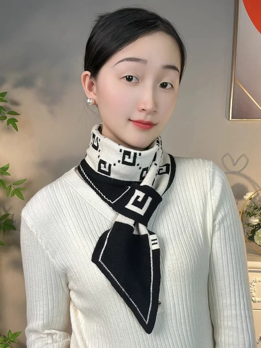 2025-nova-faion-versatil-thiened-dupla-face-cachecol-feminino-conveniente-para-usar-padrao-xadrez-quente-outono-inverno-cachecol