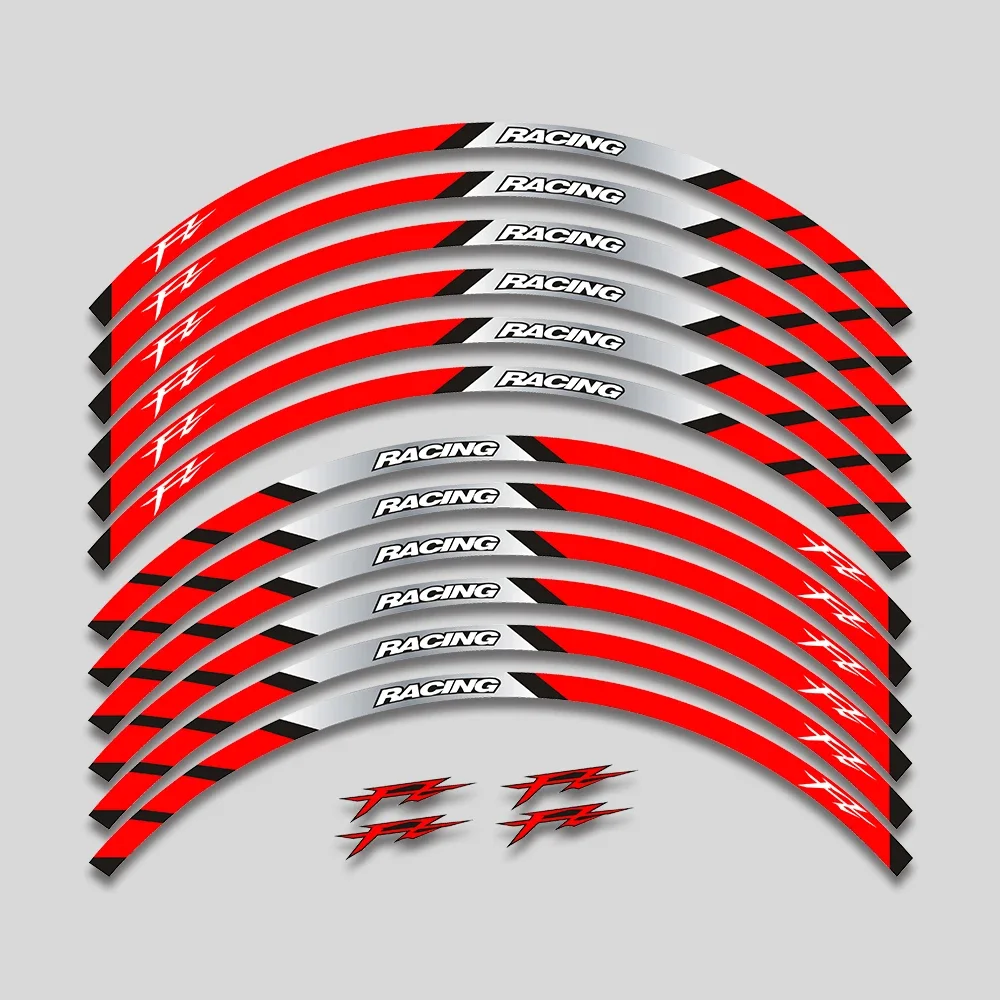 Accessories Stickers Rim Wheel Reflective Stripe Sticker For YAMAHA FAZER FZ FZ6 6 FZ1 1 FZ8 8 FZ07 07 FZ09 09 FZ10 10 FZS 1000