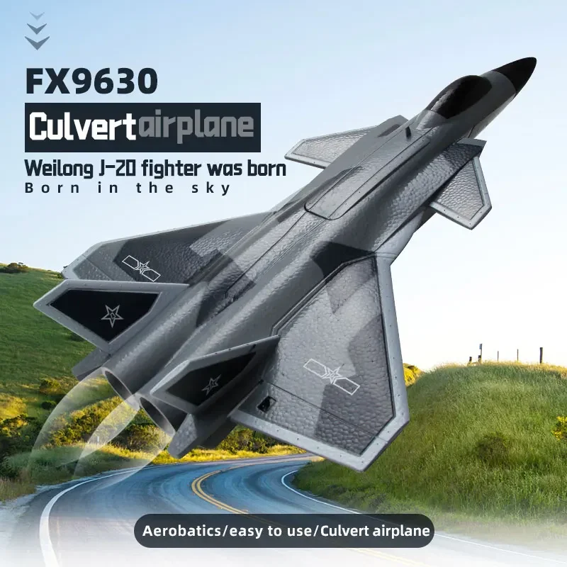 

New FX9630 4 Channel Ducted Fan J20 remote control aircraft Fighter RC Airplane Flying Bear fixed wing aircraft model