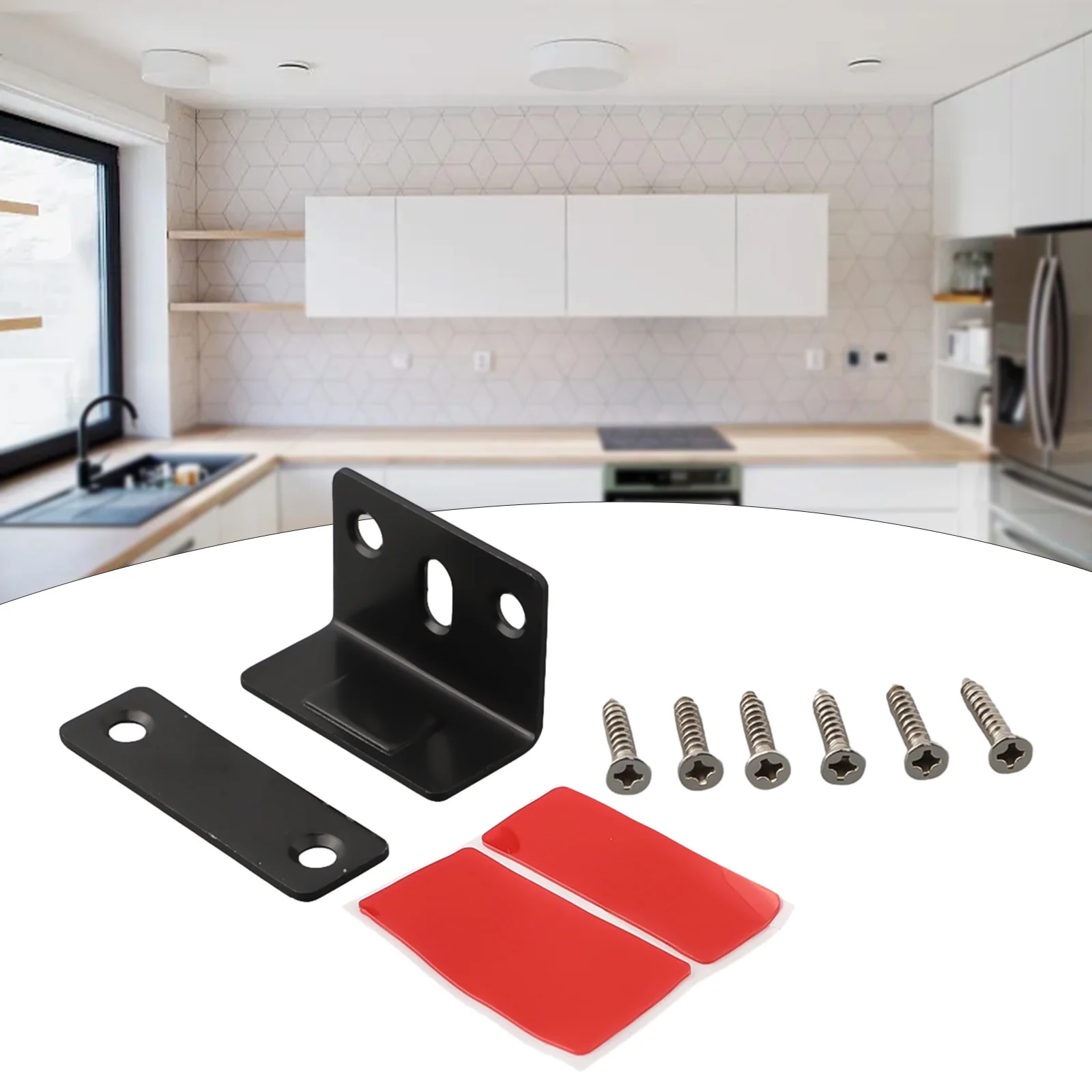 Schnallenverschluss, L-förmige Anwendung, praktisches Design, einfache Installation, magnetische Fixierung, Produktname-Anwendung