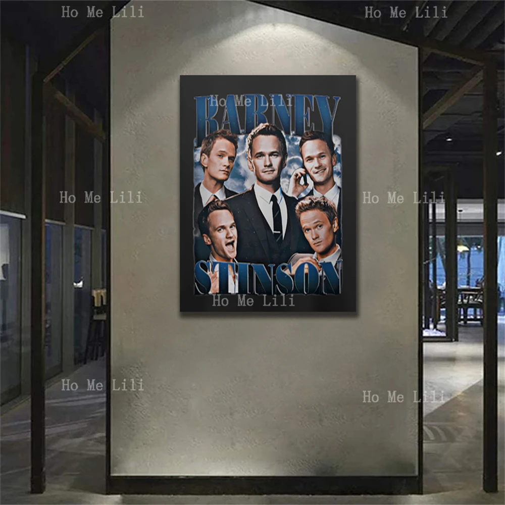 Барни Стинсон Как я встретил вашу маму винтажный ковбойский холст Художественная печать живопись Домашний декор