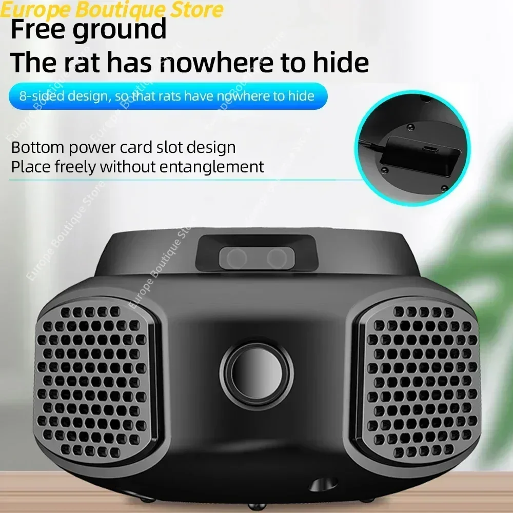 360 Degrees Electronic Ultrasonic Repellent Realizes Multi-Pest Control For Basement Daily Rodent And Insect Prevention
