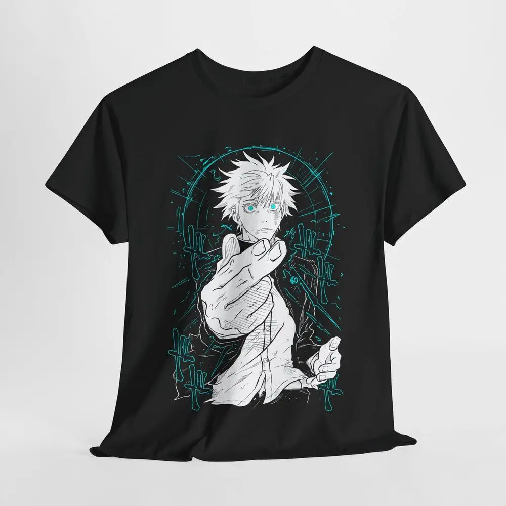 Gojo Satoru T-Shirt Jujutsu Kaisen Sukuna Megumi Itadori gift shirt All Size