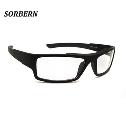 SORBERN New TR90 Sports Eyeglasses Frames Men Light Weight Square Optical Frame Outdoor Eye Glasses Spectacles Myopia Full Rim