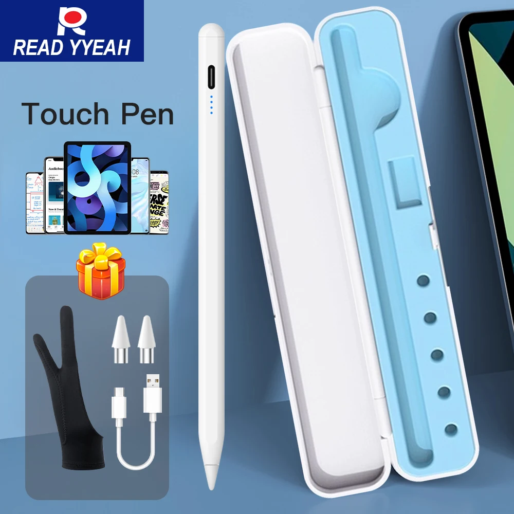

2025 New Universal Stylus Pen For Android IOS Tablet Mobile Phone For Samsung Huawei Xiaomi Capacitive Gloves With Pencils Cases