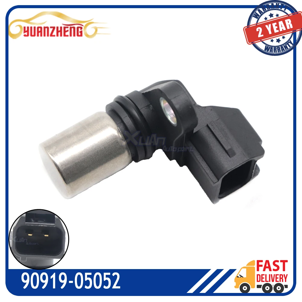 Black Crankshaft Position Sensor 90919-05052 For Toyota Hiace Land Cruiser 9091905052 ADM57219 90919-05020