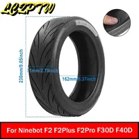 10x2.5 Front Rear Wheel Tyre Electric Scooter Tubeless Jelly Tire For Segway Ninebot F2 F2Plus F2Pro F30D F40D KickScooter Parts