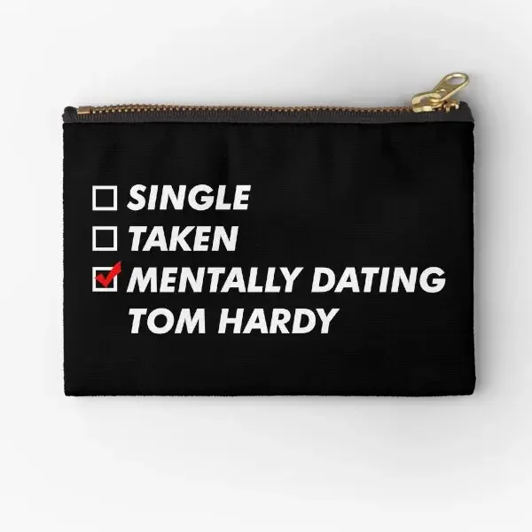 Mentally Dating Tom Hardy  Zipper Pouches Underwear Storage Bag Key Women Socks Panties Pocket Packaging Wallet Pure Men Money