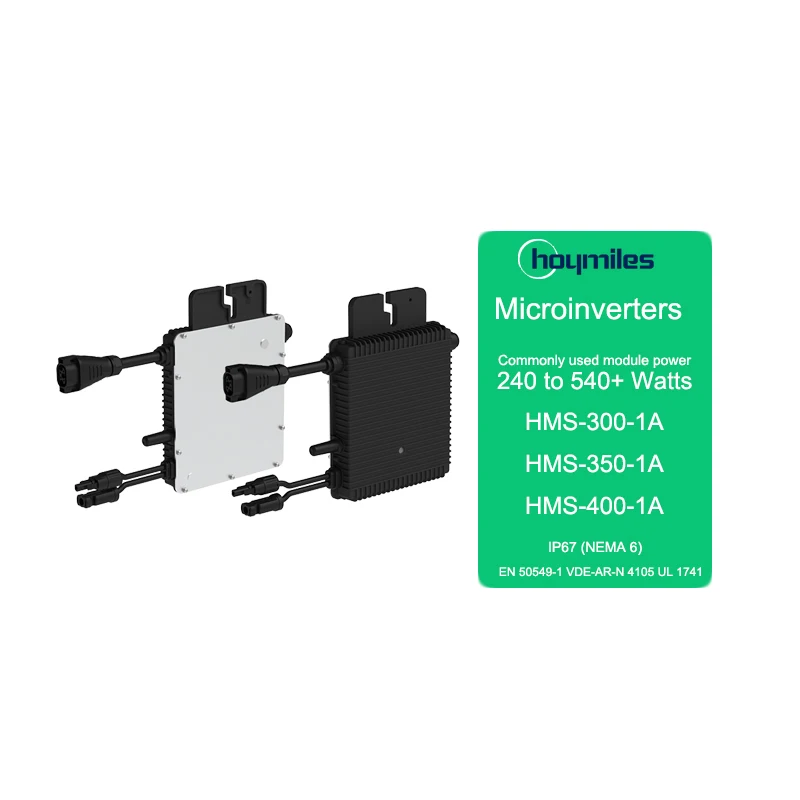 

Hoymile HMS Single Phase 300W 350W 400W Solar Micro Inverter For Balcony Solar System