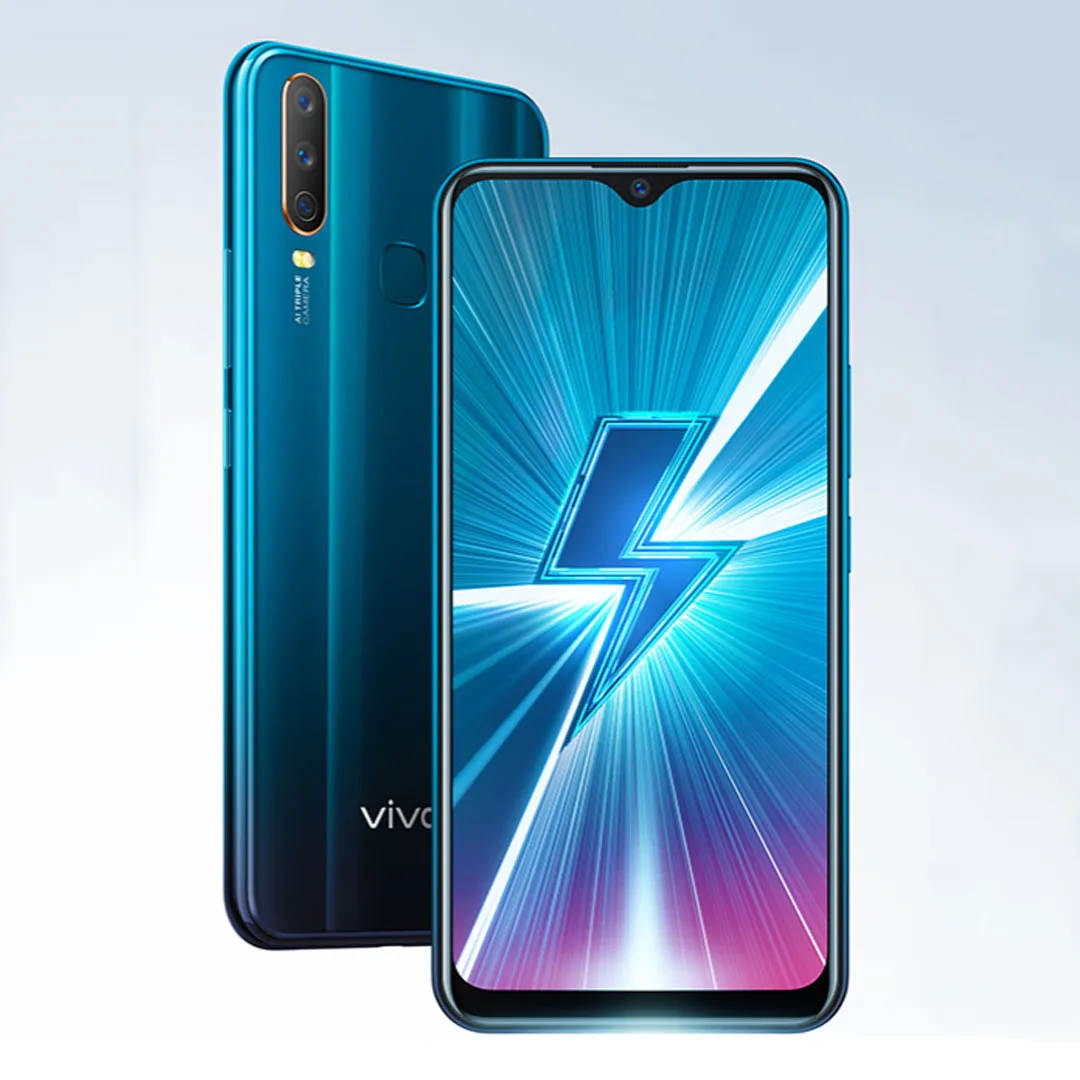 New VIVO Y17 4G Dual-SIM Mobile Phone 5000mAh Battery 6.35 inches 60Hz Eye Protection Screen Gaming Smartphone 8+256GB Memory