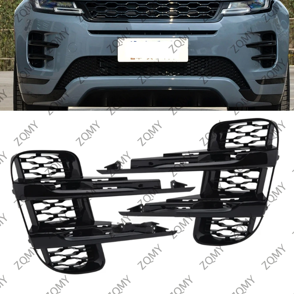 2pcs Car Front Bumper Grille For Land Rover Range Rover Evoque 2019 2020 2021 2022 LR114729 LR114728