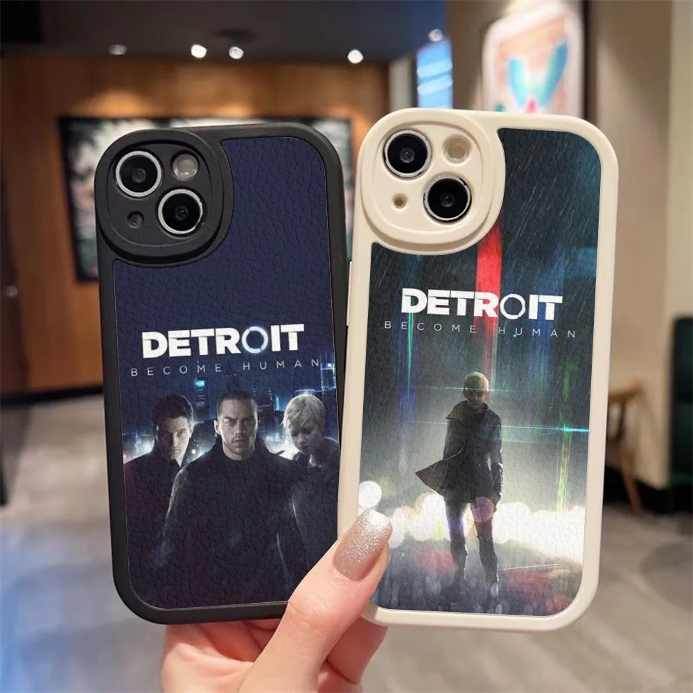 Phone Case For Iphone 15 14 13 Pro Become Max 12 11 Mini X Xr Human Xs gentleman Detroit 7 8 Puls Cover