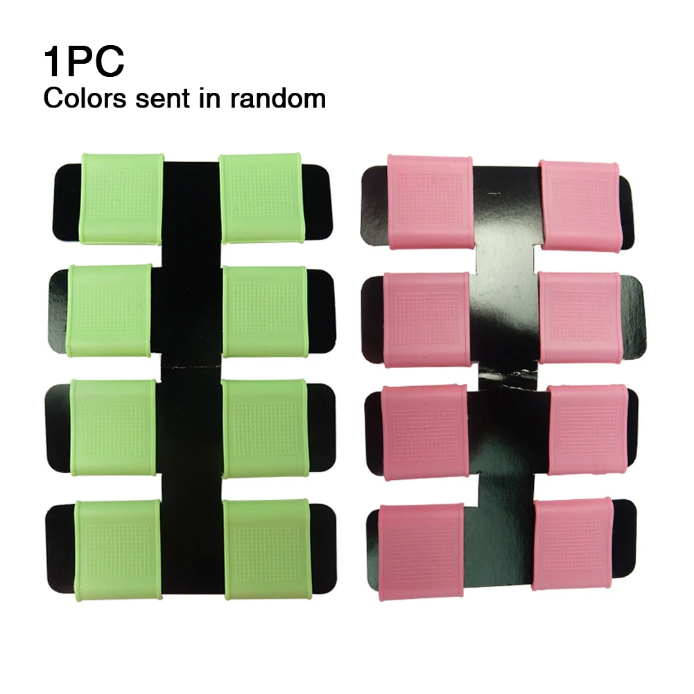 

8pcs/set Outdoor Random Color Toe Anti-slip Silicone Protector Grip Finger Sleeve Soft Guard Golf Support Men Elastic