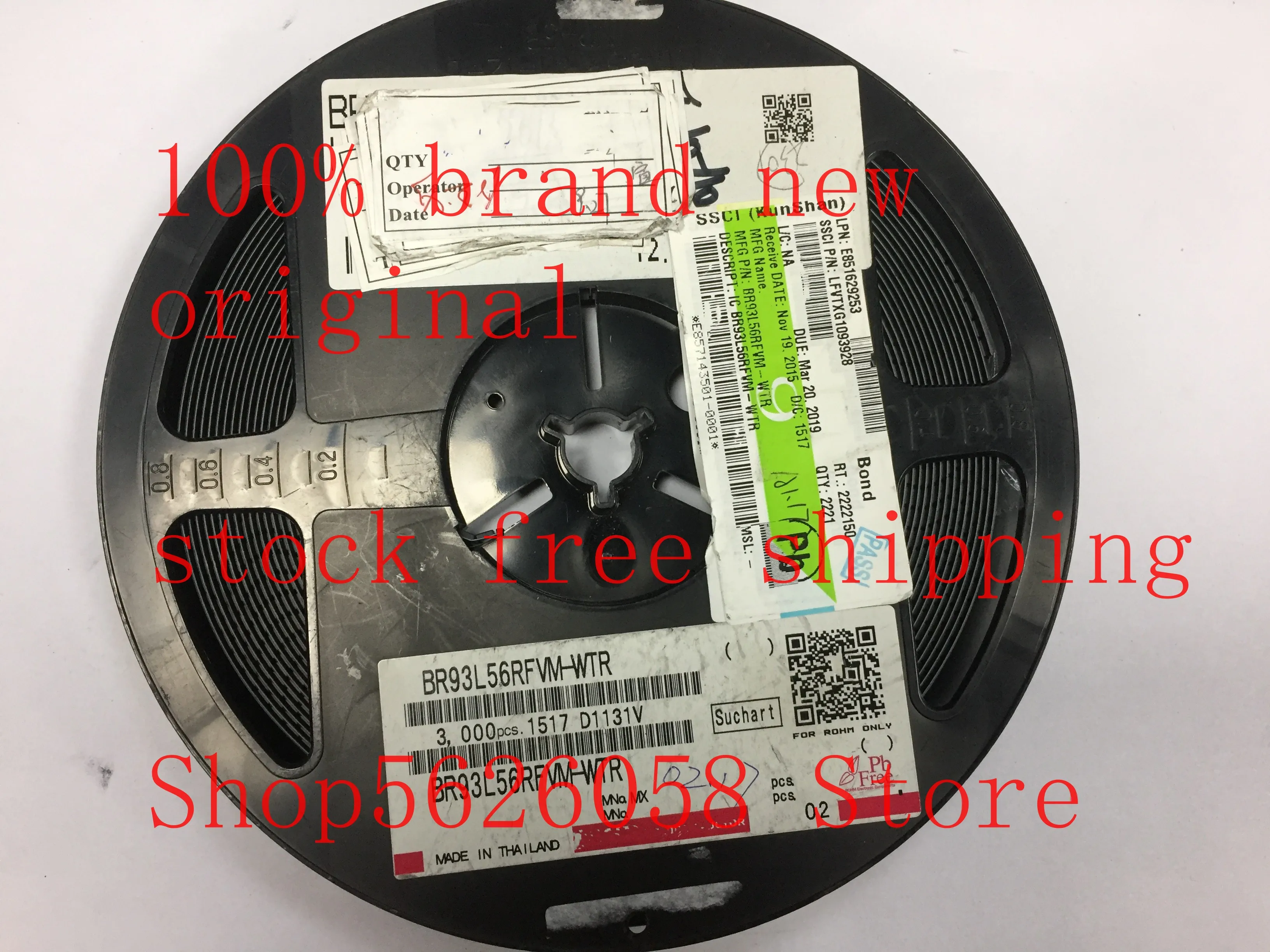 

BR93L56RFVM-WTR BR93L56RFVM NEW in stock 20pcs/-500PCS/LOT FREESHIPPING