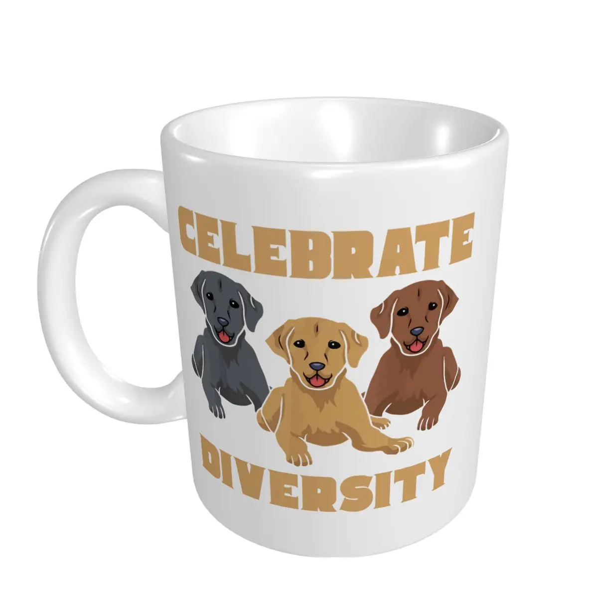 Mark Cup Mug Celebrate Diversity Labrador Retriever Gifts Lab Dog Lover Coffee Mugs Tea Milk Water Cup Travel Mugs Office Home