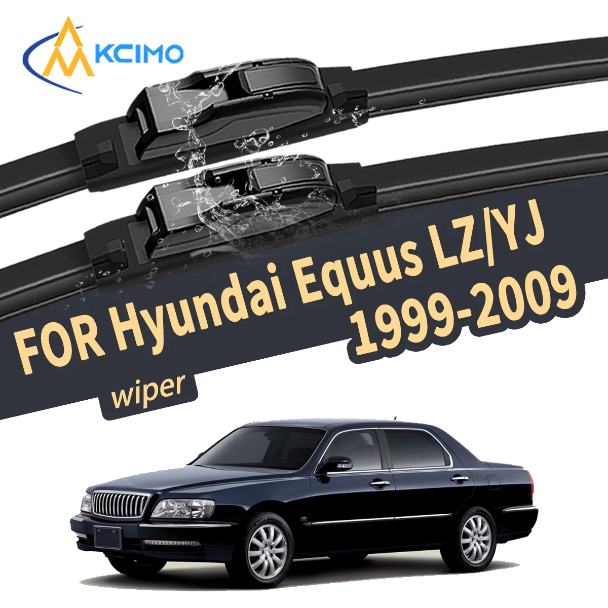 

Silent Wiper Blade For Hyundai Equus LZ/YJ 1999-2009 Natural Rubber Windshield Wiper Auto Replacement Parts High Quality Car