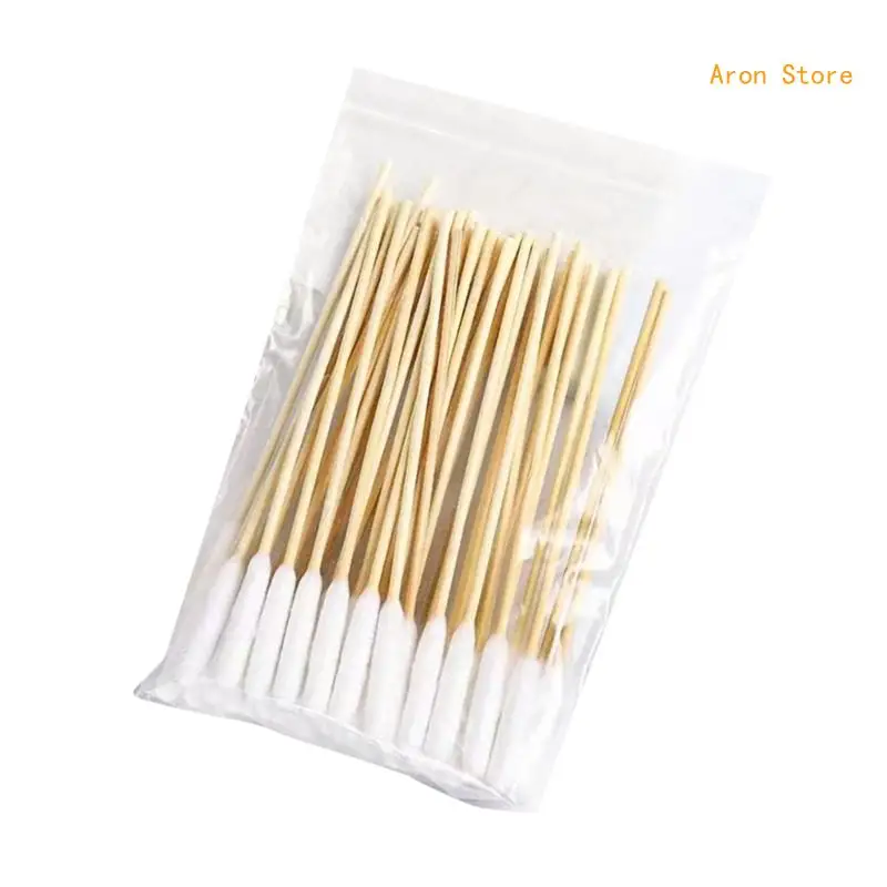 

Pet Cotton Buds Ear Cleaning Cotton Swabs (100pcs) Long Cleaning Versatile Care for Ears, Eyes, and Wounds H3CF