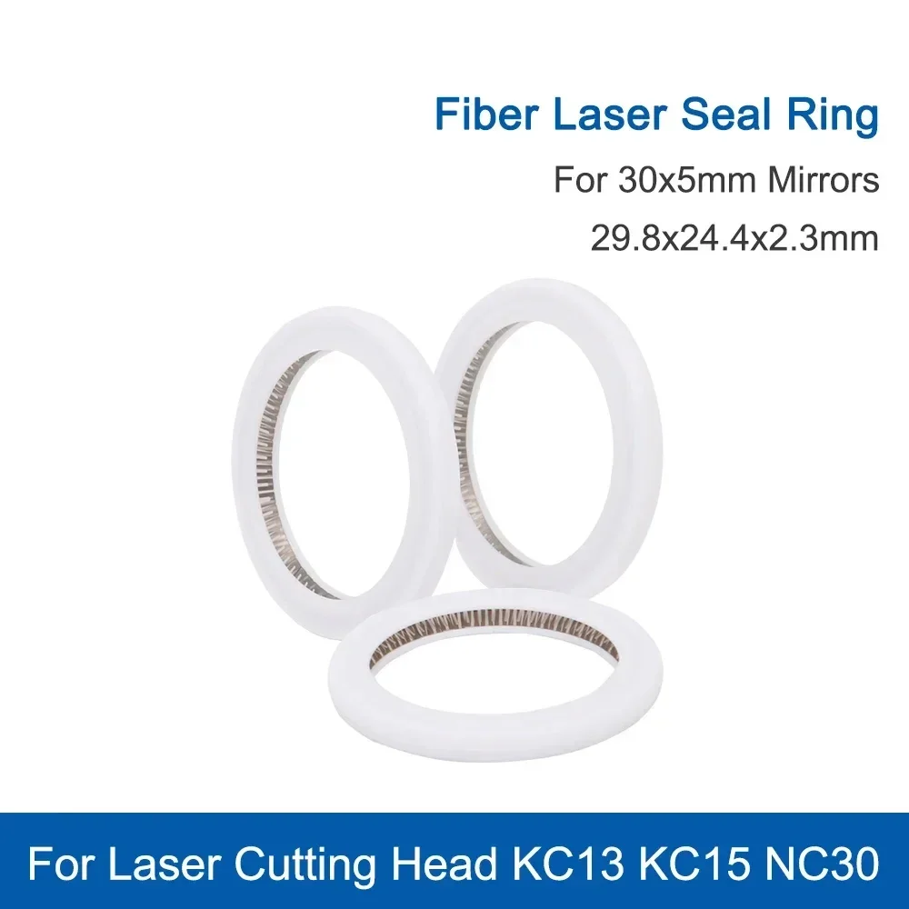 

Despring Seal 29.8*24.4*3mm for 30*5 Protective Windows Used NC30 KC15 Seal ring 13WSSL000302 Fiber Laser Cutting Head